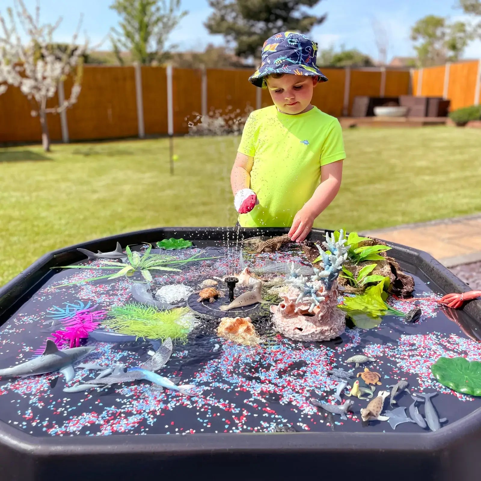 Tuff Tray with Stand Set (Large or Small) - 10 Colors