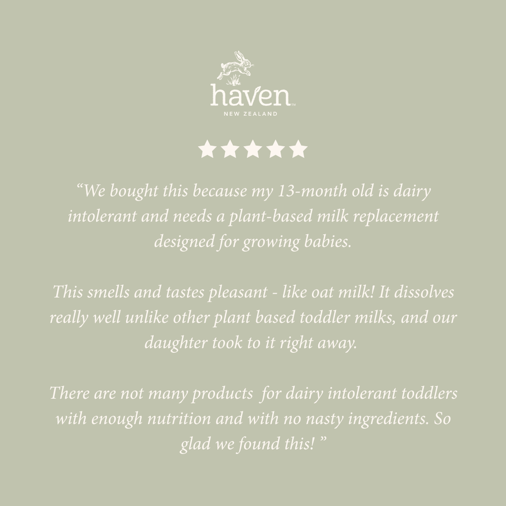 Haven Oat Toddler Formula | New Zealand non GMO milk