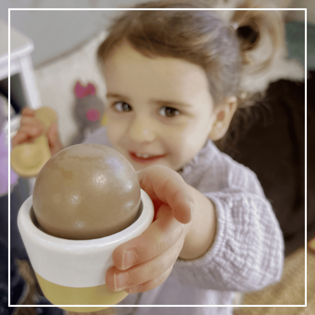 Wooden Ice Cream Shop Set – Pretend Play Counter Ages 3+
