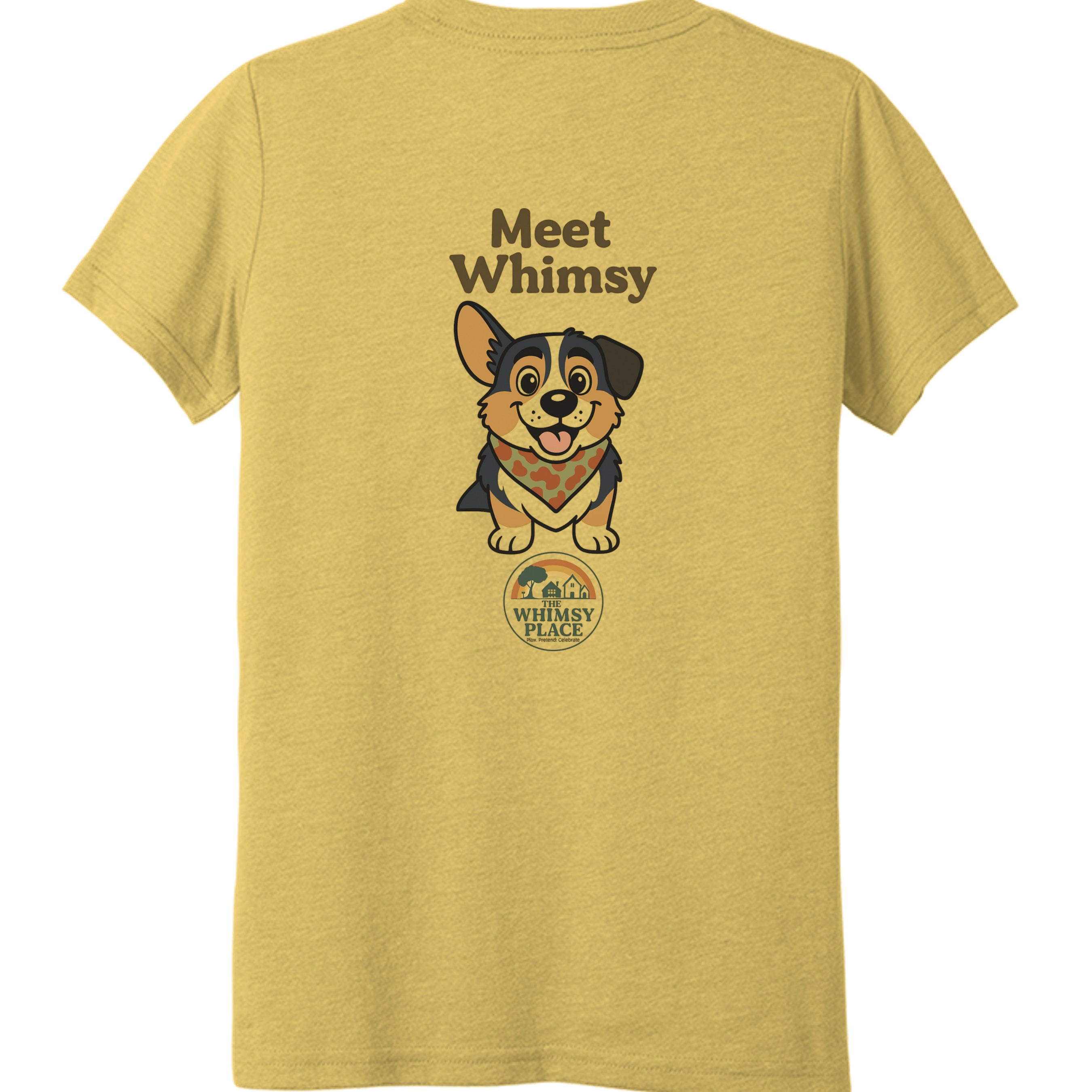 Mustard Triblend - 3413Y - BACK