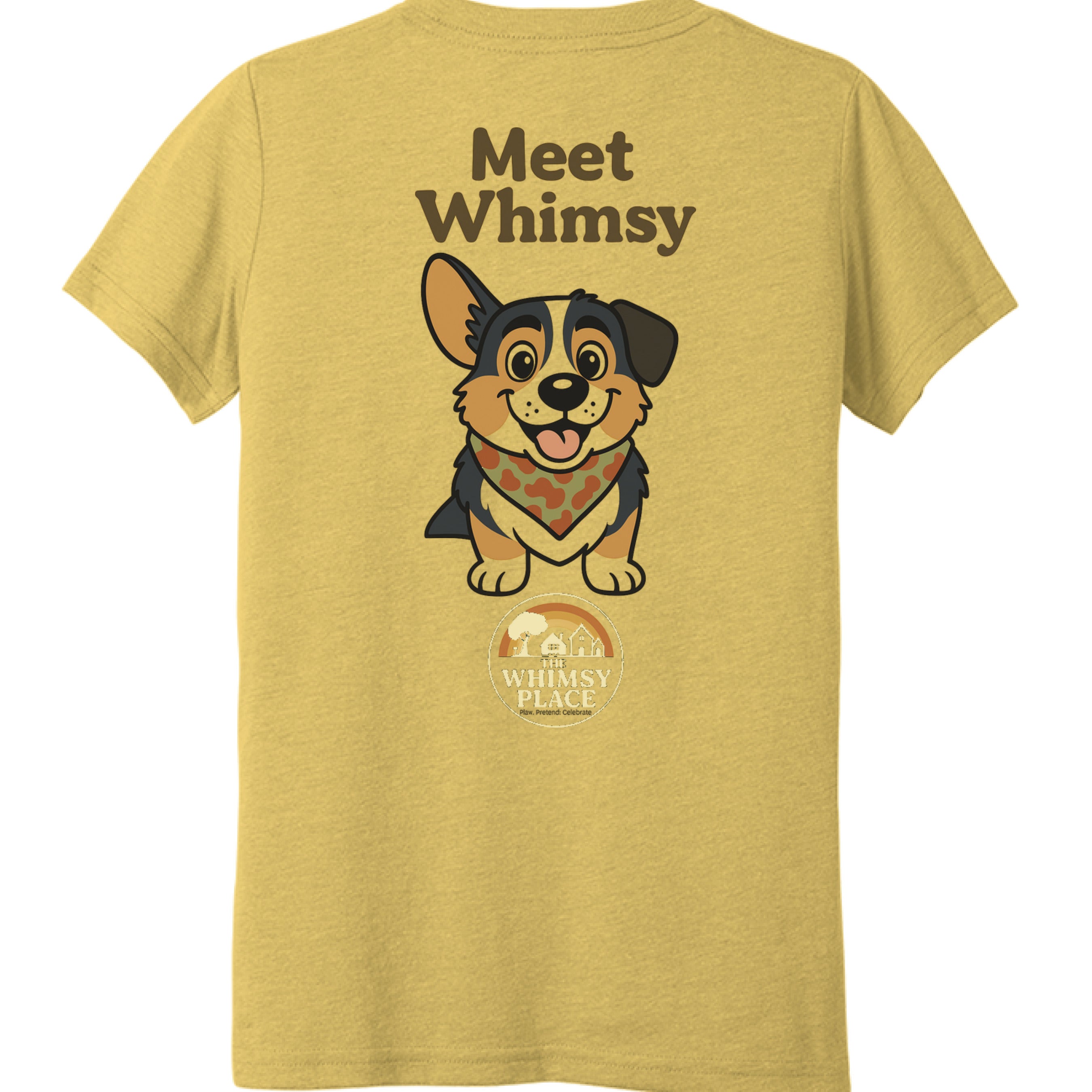 Mustard Triblend - BACK